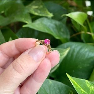 Victorian 10k gold Ruby Ring
